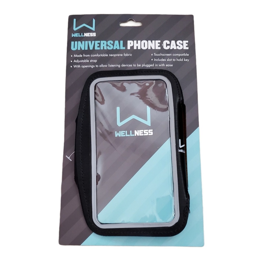 Universal Phone Case Arm Band. Touchstone Compatible. Slot to hold Key.